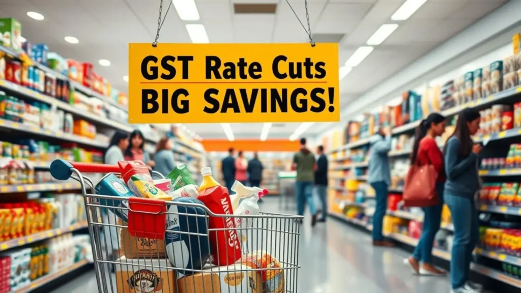 GST Rate Cut and savings on household products”