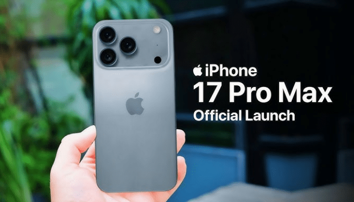 Apple iPhone 17 Pro Max design with upgraded camera module and sleek aluminium frame