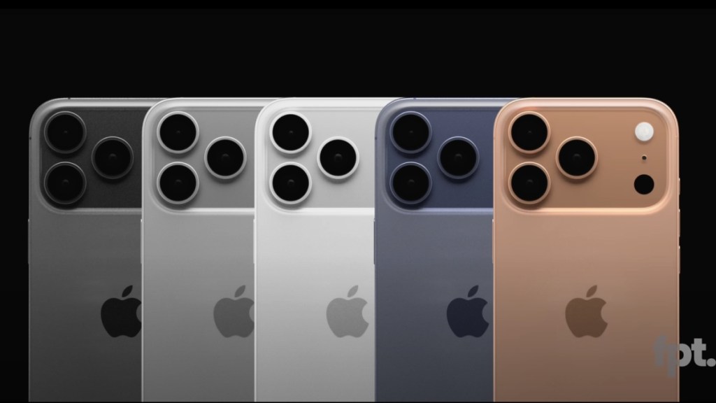 Apple iPhone 17 Pro Max design with upgraded camera module and sleek aluminium frame