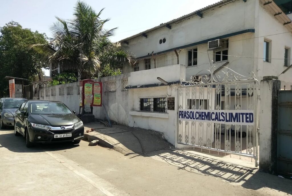 Prasol Chemicals IPO 2025: Date, Price Band, Issue Details Prasol Chemicals office building representing upcoming ₹500 crore IPO details, price band, and business expansion plans in 2025